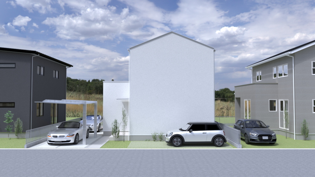 岡山市中区藤原西町｜モデルハウスオーナー募集開始！道路側