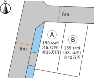 岡山市中区原尾島区画図